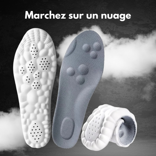 Semelles orthopédiques Cloudy - Soulagement instantané et confort ultime