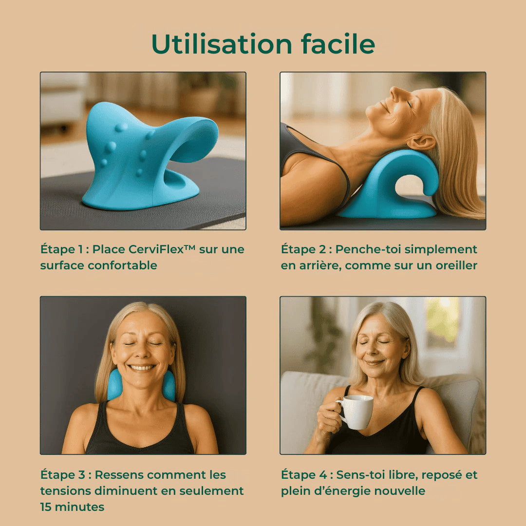 CerviFlex™ – Étireur cervical 2-en-1