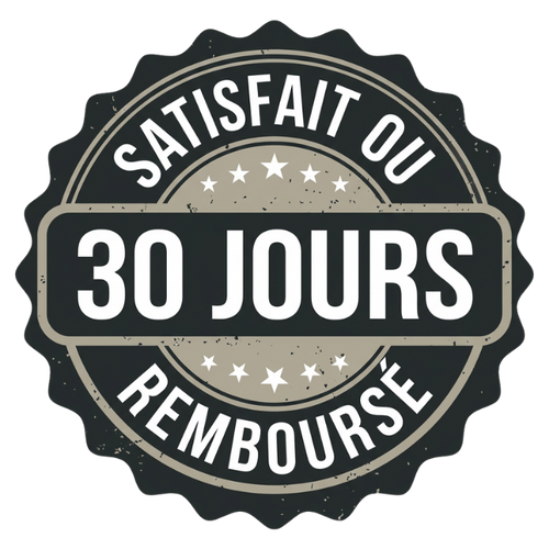 Garantie satisfait ou remboursé 30 jours