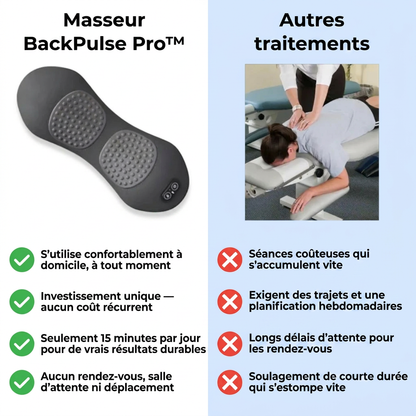 BackPulse Pro™ – Soulagez la Sténose Spinale & le Mal de Dos Sans Opération | 15 Minutes par Jour