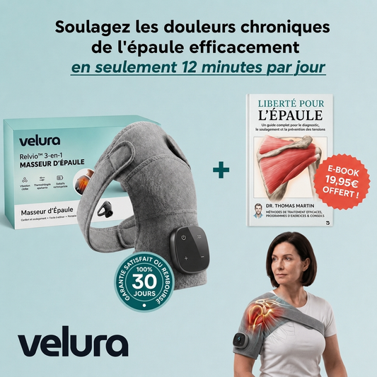 Relvio™ – Masseur d'Épaule 3-en-1